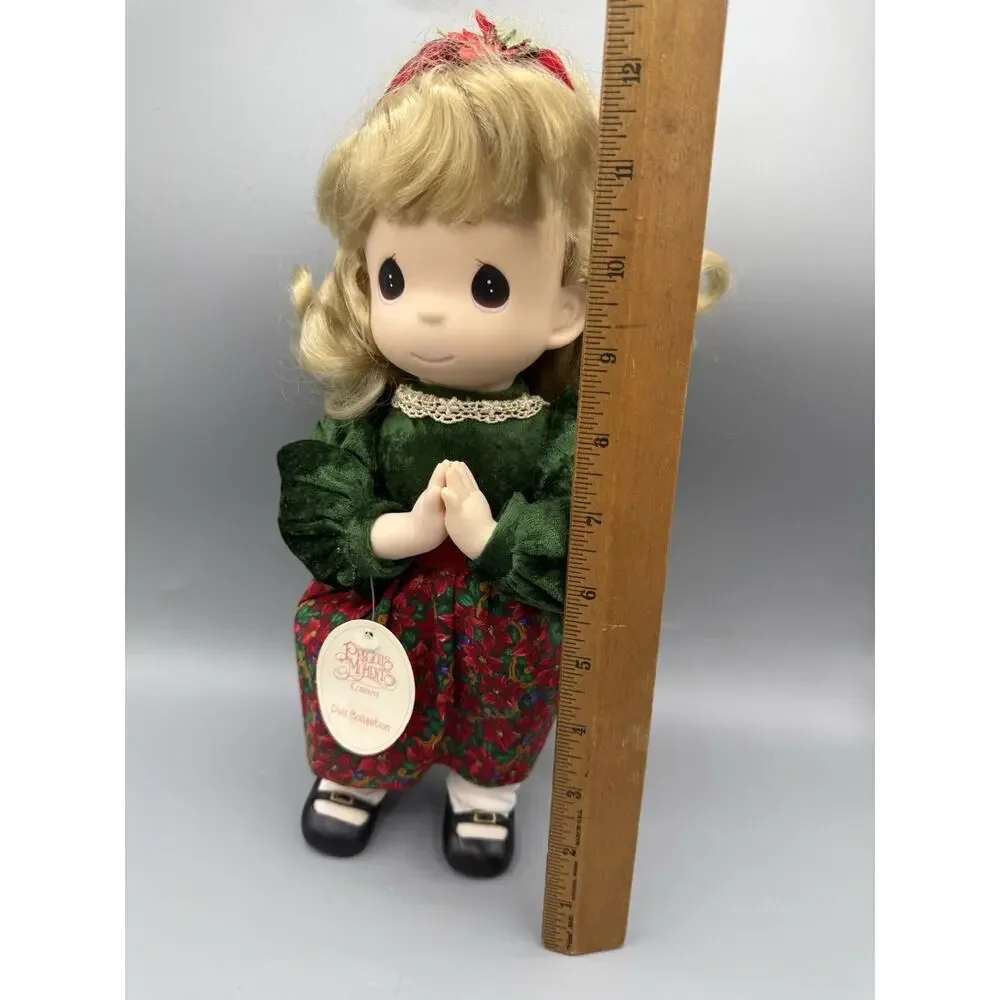 Precious Moments Beth Doll 16” 1999 Item 1314 Christmas Dress W Tags Blonde